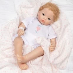 Paradise Galleries Realistic Newborn Doll - Forever Yours Golden, 7-Piece Reborn Doll Gift Set With Magnetic Pacifier