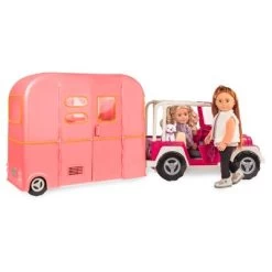 Our Generation RV Seeing You Camper For 18" Dolls - Pink -Toy Doll World GUEST 5896788a 4261 499e b0e5 045533ddfc12