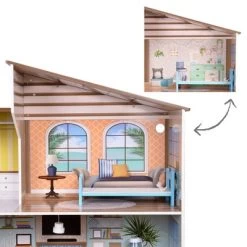 Olivia's Little World By Teamson Kids Wooden Dreamland Mediterranean Dollhouse Set -Toy Doll World GUEST 5b9d272d 48b2 4bea aaaa a3bf97d91da6
