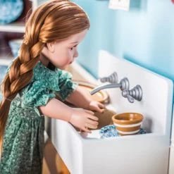 The Queen's Treasures 18" Doll Furniture Farmhouse Sink Fits American Girl -Toy Doll World GUEST 5be1e4cc 7eed 4ec0 af07 87a59f386c79