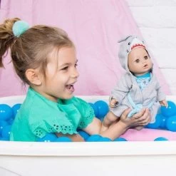 Adora Bath Toy Baby Doll In Baby Shark Themed Bathrobe - 13 Inch Water Toy With QuickDri Body -Toy Doll World GUEST 5fc5f079 581d 4889 9f9b 7ed8c84f587a