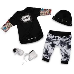 Paradise Galleries Reborn Toddler Boy Doll Lil' Rebel, 21 Inch With Black Rooted Hair And Blue Eyes, Made In GentleTouch Vinyl -Toy Doll World GUEST 60f2f872 1b5a 4e94 9520 c261acfbcfe6