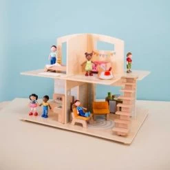 HABA Little Friends Dollhouse City Villa With 10 Pieces Of Furniture 16 HABA Little Friends Dollhouse City Villa With 10 Pieces Of Furniture -Toy Doll World GUEST 61260624 3f0e 410f af38 c25ba2b5b3a3