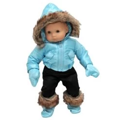 The Queen's Treasures 15 Inch Baby Doll Clothes Complete Blue Snow Suit -Toy Doll World GUEST 61522995 1173 4cf3 9f02 3d1f86caf0a0