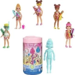 Barbie - Chelsea Color Reveal ! Color Changing Kids - Beach Go'er Doll With 6 Surprise Accessories -Toy Doll World GUEST 6379a614 6c8e 4d52 bce7 e44aa055f354