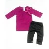 Sophia’s Tunic-Length T-Shirt Dress & Sequin-Trimmed Leggings For 18” Dolls, Berry/Black -Toy Doll World GUEST 65708271 567c 4558 b635 966311e2c681