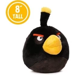 Mighty Mojo Angry Birds Bomb Black Bird Plush Doll 8" -Toy Doll World GUEST 6630b300 c9ea 4a7f b92b 3d923ac49249