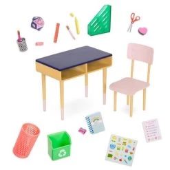 Our Generation Brilliant Bureau Home Desk Accessory Set For 18" Dolls -Toy Doll World GUEST 6885fc78 5522 4bd9 9e20 bd97c8bb91cf