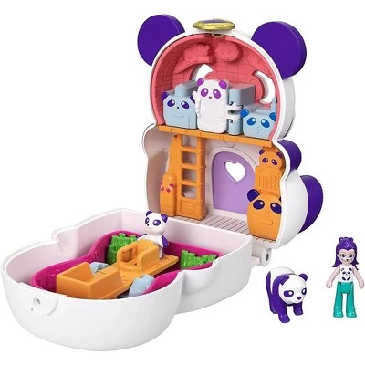 Polly Pocket Flip & Find Panda Compact 3 Polly Pocket Flip & Find Panda Compact