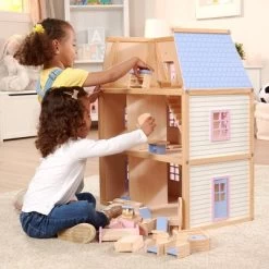 Melissa & Doug Multi-Level Dollhouse -Toy Doll World GUEST 6cebe14a 8b0b 4288 9d5f 32d85a954a62