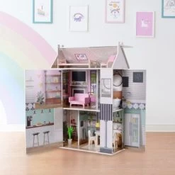 Olivia's Little World By Teamson Kids Wooden Dreamland Farmhouse Dollhouse Set -Toy Doll World GUEST 6d4732b2 fd41 4eb5 b5e2 ef2c028f9e5a
