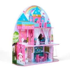 Olivia's Little World By Teamson Kids Furnished Castle Dollhouse For 12" Dolls -Toy Doll World GUEST 6d704a51 a86e 4388 a7c6 89b6abd359a1