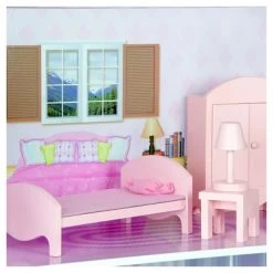 Teamson Kids Fancy Mansion Doll House With 13pcs Furniture -Toy Doll World GUEST 6f7d0ff9 9c02 4288 969b d8588d1e9044