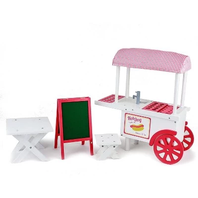 Playtime By Eimmie Hot Dog Cart With Accessories