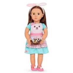 Our Generation Rabbits & Carrots Bunny-Themed Baking Outfit For 18" Dolls