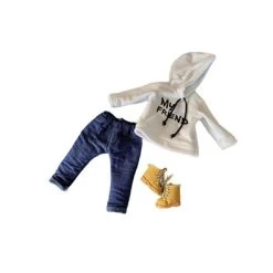 Our Brown Boy Joy Original My Friend White Hoodie Baby Doll 1 -Toy Doll World GUEST 728293f5 cf4d 43a8 8734 7e7c0f057f11