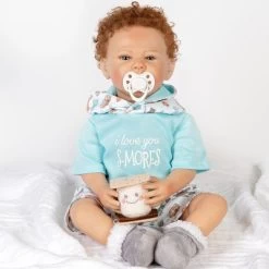 Paradise Galleries Reborn Baby Doll I Love You S-Mores 20 Inch Baby Doll - Brown Hair/Blue Gray Eyes 15 Paradise Galleries Reborn Baby Doll I Love You S-Mores 20 Inch Baby Doll - Brown Hair/Blue Gray Eyes -Toy Doll World GUEST 72924007 5594 4ccd af55 ac4a31535cbc