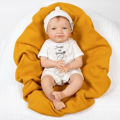 Paradise Galleries Realistic Toddler Doll - Sweet As Honey, 5-Piece Reborn Doll Gift Set With Magnetic Pacifier, 3+ 7 Paradise Galleries Realistic Toddler Doll - Sweet As Honey, 5-Piece Reborn Doll Gift Set With Magnetic Pacifier, 3+ - Image 5