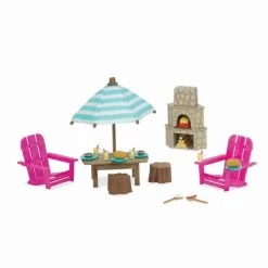 Li'l Woodzeez Toy House With Accessories 127pc - Honeysuckle Hillside Cottage -Toy Doll World GUEST 75fa3d86 5e2b 42db 83cd 729473bca896