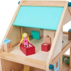 Olivia's Little World Kids Buildable Furnished Wooden Dollhouse For 3.5" Dolls -Toy Doll World GUEST 76c1c58f fe13 40f4 add0 b44e07b611a7
