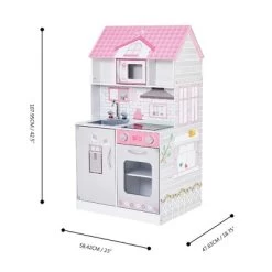 Teamson Kids 'Wonderland' Children's 2 In 1 Doll House & Play Kitchen TD-12515P -Toy Doll World GUEST 77f42a3c 395d 4669 974a e2311645bb2e