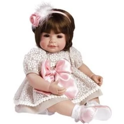 Adora Realistic Baby Doll Enchanted Toddler Doll - 20 Inch, Soft CuddleMe Vinyl, Brown Hair, Brown Eyes
