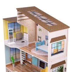 Olivia's Little World By Teamson Kids Wooden Dreamland Mediterranean Dollhouse Set -Toy Doll World GUEST 7e578753 4486 4c02 a91d e3640a344f8c