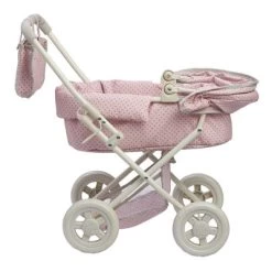 Olivia's Little World - Polka Dots Princess Baby Doll Deluxe Stroller - Pink & Gray -Toy Doll World GUEST 80547a2b a765 4c09 b44f 87400441b941