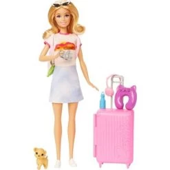 Barbie Doll And Accessories Travel Set With Puppy -Toy Doll World GUEST 8132e99b f86b 4aa8 a39d bb8e87685f89