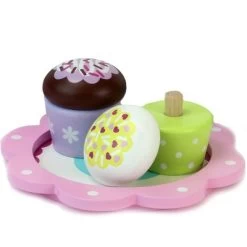Sophia’s 9 Piece Wooden Cupcake Set, Multicolor -Toy Doll World GUEST 8225e0b4 bb7d 4c45 9771 0038efd78c5a