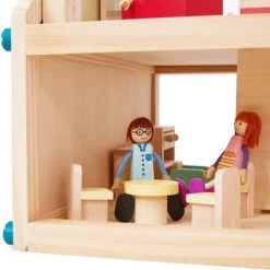 Olivia's Little World Kids Buildable Furnished Wooden Dollhouse For 3.5" Dolls -Toy Doll World GUEST 859fa597 6f30 430a bde0 41b84a14e1af