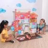 Kidkraft Ferris Wheel Fun Beach House Wooden 360-Play Dollhouse With 19 Accessories