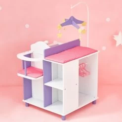Olivia's Little World - Little Princess 18" Doll Furniture - Baby Changing Station With Storage
