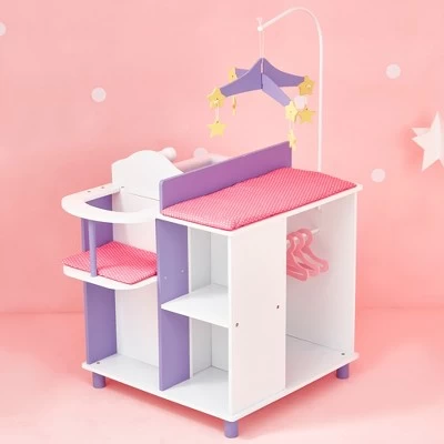 Olivia's Little World - Little Princess 18" Doll Furniture - Baby Changing Station With Storage