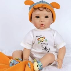 Paradise Galleries Reborn Baby Doll Boy Puppy Love, Magnetic Pacifier, Rooted Hair, 19 Inch Doll Made In SoftTouch Vinyl -Toy Doll World GUEST 86e4b614 b1df 47f9 8e8e 913ded1e6de3