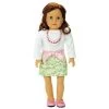 Sophia's - 18" Doll - Necklace Print T & Camouflage Cargo Skirt - White -Toy Doll World GUEST 875f1f70 956c 4549 be15 d854ae217ea9