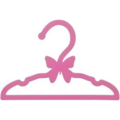 Dress Along Dolly Clothes Hangers For American Girl Doll, Pink