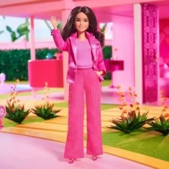 Barbie: The Movie Collectible Gloria Doll Wearing Pink Power Pantsuit