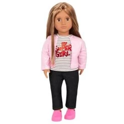 Our Generation Elena 18" Fashion Doll With Jacket & Super Girl Top -Toy Doll World GUEST 8d117dcd 3957 451f 8c71 659bfafd9978