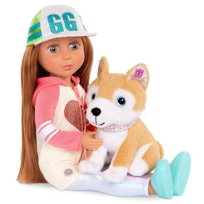 Glitter Girls Tavi With Dog Plush Nougat 14" Doll & Pet Set 6 Glitter Girls Tavi With Dog Plush Nougat 14" Doll & Pet Set - Image 4
