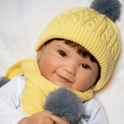 Paradise Galleries Realistic Reborn Toddler Doll My Little Marisol, 22-inch, Medium Skin Tone, Brown Eyes/Brown Hair, 5-Piece Baby Doll Gift Set 4 Paradise Galleries Realistic Reborn Toddler Doll My Little Marisol, 22-inch, Medium Skin Tone, Brown Eyes/Brown Hair, 5-Piece Baby Doll Gift Set - Image 2