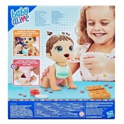 Baby Alive Lil Snacks Baby Doll - Brown Hair -Toy Doll World GUEST 933ef443 97af 4877 8e10 a32455dd56c7
