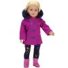 Sophia's - 18" Doll - Fuchsia Peacoat, Star Print Leggings & Hot Pink Ankle Boots -Toy Doll World GUEST 980b544d f670 4d1d 879c 83a4e12c884c