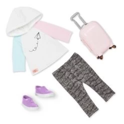 Our Generation Tyanna With Rolling Luggage & Accessories 18" Travel Doll -Toy Doll World GUEST 992a4a0c 1a5b 4f26 b4d1 afa95c449386