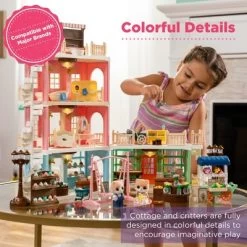 Best Choice Products Deluxe Cottage Dollhouse Mansion Pretend Toy Playset W/ 225 Accessories And Tiny Critters For Kids -Toy Doll World GUEST 997713e5 f79f 43bb be30 e3bee31b7ed8