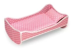 Badger Basket 3-in-1 Trolley Doll Carrier With Rocking Bed And Bedding - Pink/Polka Dot -Toy Doll World GUEST 9a80a6fb bd35 4e1f 8835 2cebee3385c0