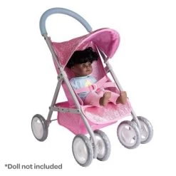 Adora Baby Doll Stroller Glam Glitter Medium Shade Stroller, Sparkly & Glittery, Fits Dolls Up To 20 Inches -Toy Doll World GUEST 9abd702c dda2 4b23 992c 4232a79ee3c1