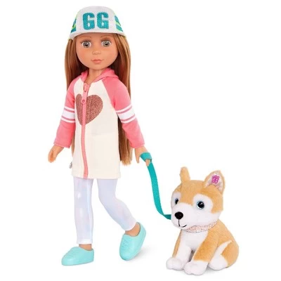 Glitter Girls Tavi With Dog Plush Nougat 14" Doll & Pet Set 5 Glitter Girls Tavi With Dog Plush Nougat 14" Doll & Pet Set - Image 3