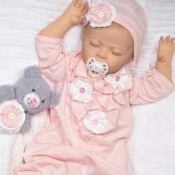 Paradise Galleries Reborn Baby Doll With Magnetic Pacifier, Buttons & Bows, 21 Inch Sleeping Girl In Softtouch Vinyl & Weighted Body, 8-Piece Gift Set -Toy Doll World GUEST 9d83d094 0f05 4bcd 97db d66b9bd5d684