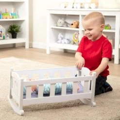 Melissa & Doug Mine To Love Doll Cradle -Toy Doll World GUEST a1859956 1a29 43ae b981 4784aba1886c